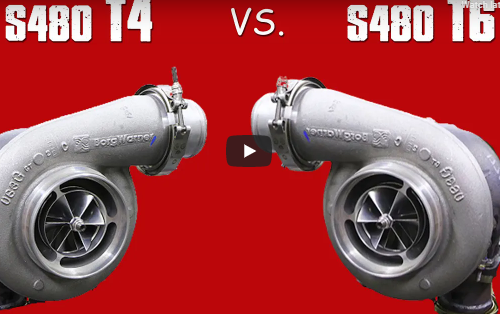 Junkyard Stock Bottom End LS T4 VS T6 S480 Turbo Test. Which Makes More Power And Where?