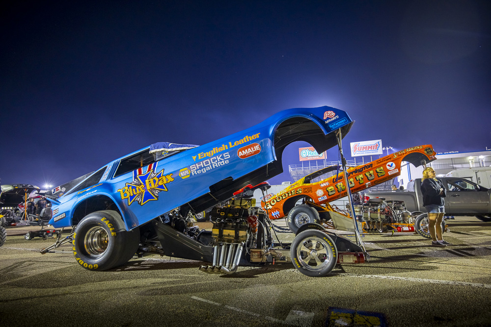 64 Funny Cars, Make That 70 Funny Cars At The Texas Motorplex For Funny Car Chaos!