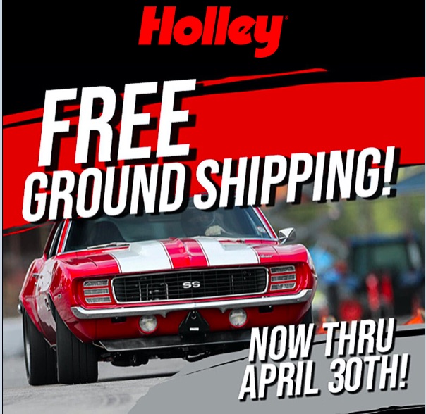 Holley Is Offering Free Shipping On Orders Over $100 For The Next MONTH – Take Advantage And Save!