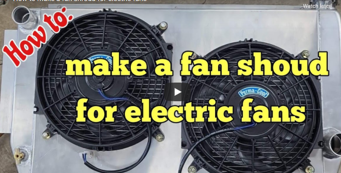 Weekend Tech: Fitzee Shows How To Make A Fan Shroud For Electric Fans