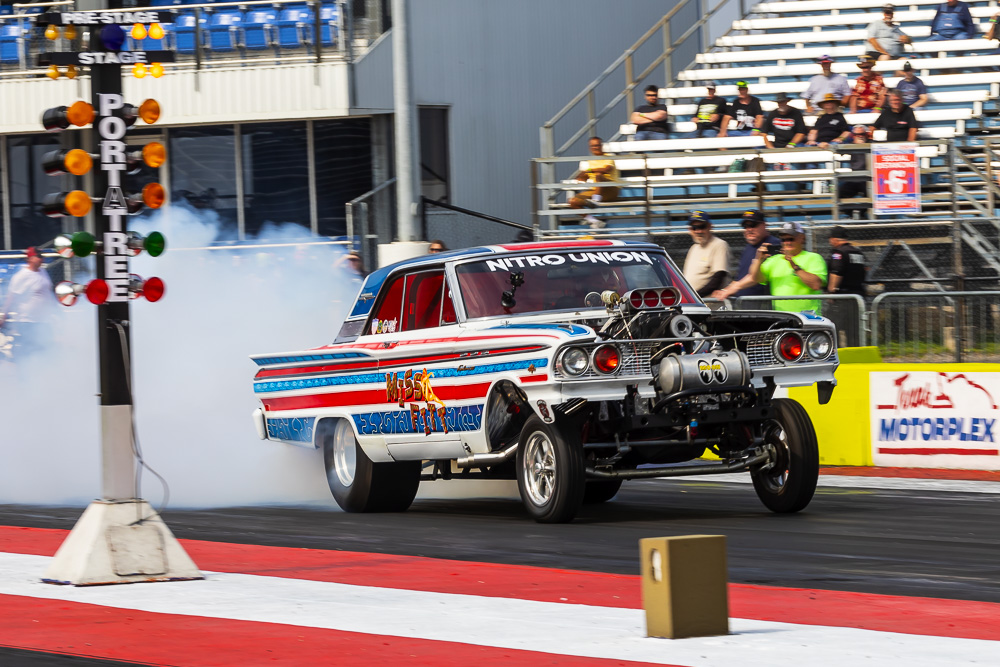 Funny Car Chaos 2021 Action Photos: The Gasser and A/FX Style Class At The Event Brought Wheelies and Awesome Cars