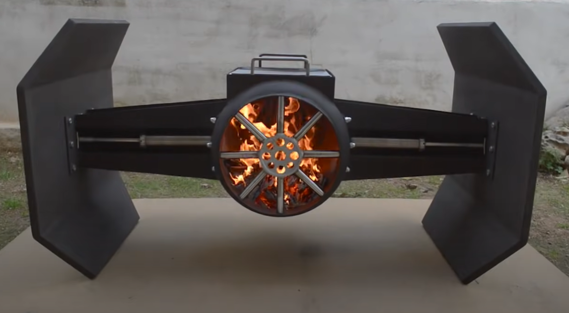 Nerd Welding Project: How To Make A Firepit BBQ Grille That Any Star Wars Fan Will Love