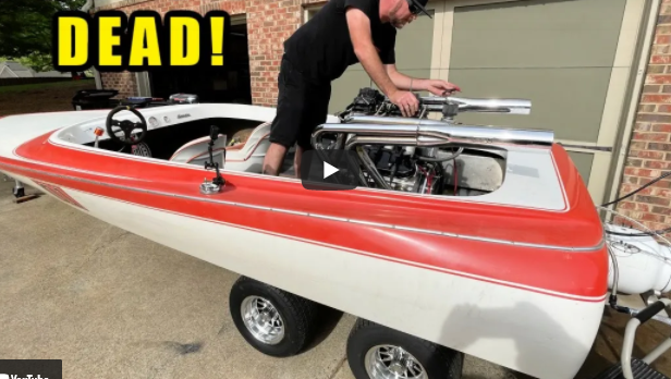 Finnegan And Newbern Swap Out The Blown Up LS In The Rogers Jet Boat And Now It’s A Runner!