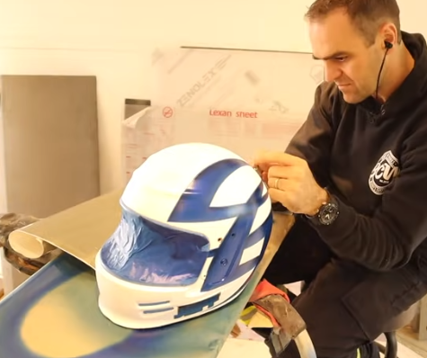 Ever Wonder How They Custom Paint Helmets? It Isn’t Easy, But Here’s How They Do It.