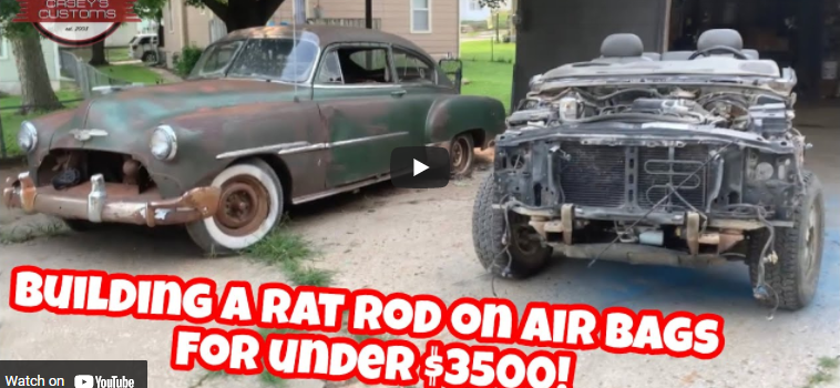 $3,500 Build: Can You Build A Chopped, Bagged, And Chassis Swapped 1954 Chevrolet For Just $3,500? Watch This!