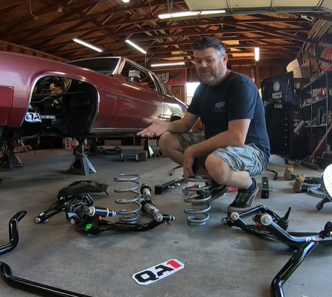 The Chicken Coupe: Pro-Touring Cadillac Coupe Deville Project Continues! Suspension And Brakes!