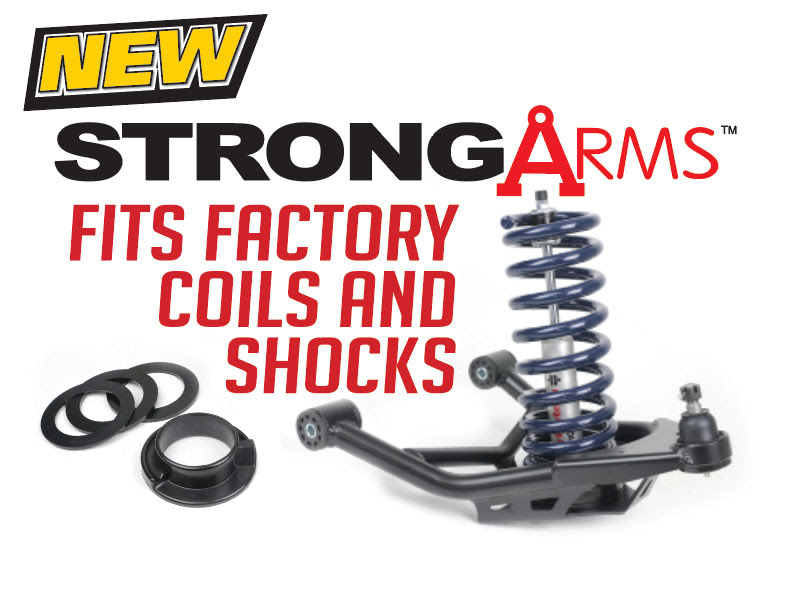 Ridetech Unveils New Strong Arms For Factory Coils: No Need To Run Coil Overs To Get The Best Geometry And Strength