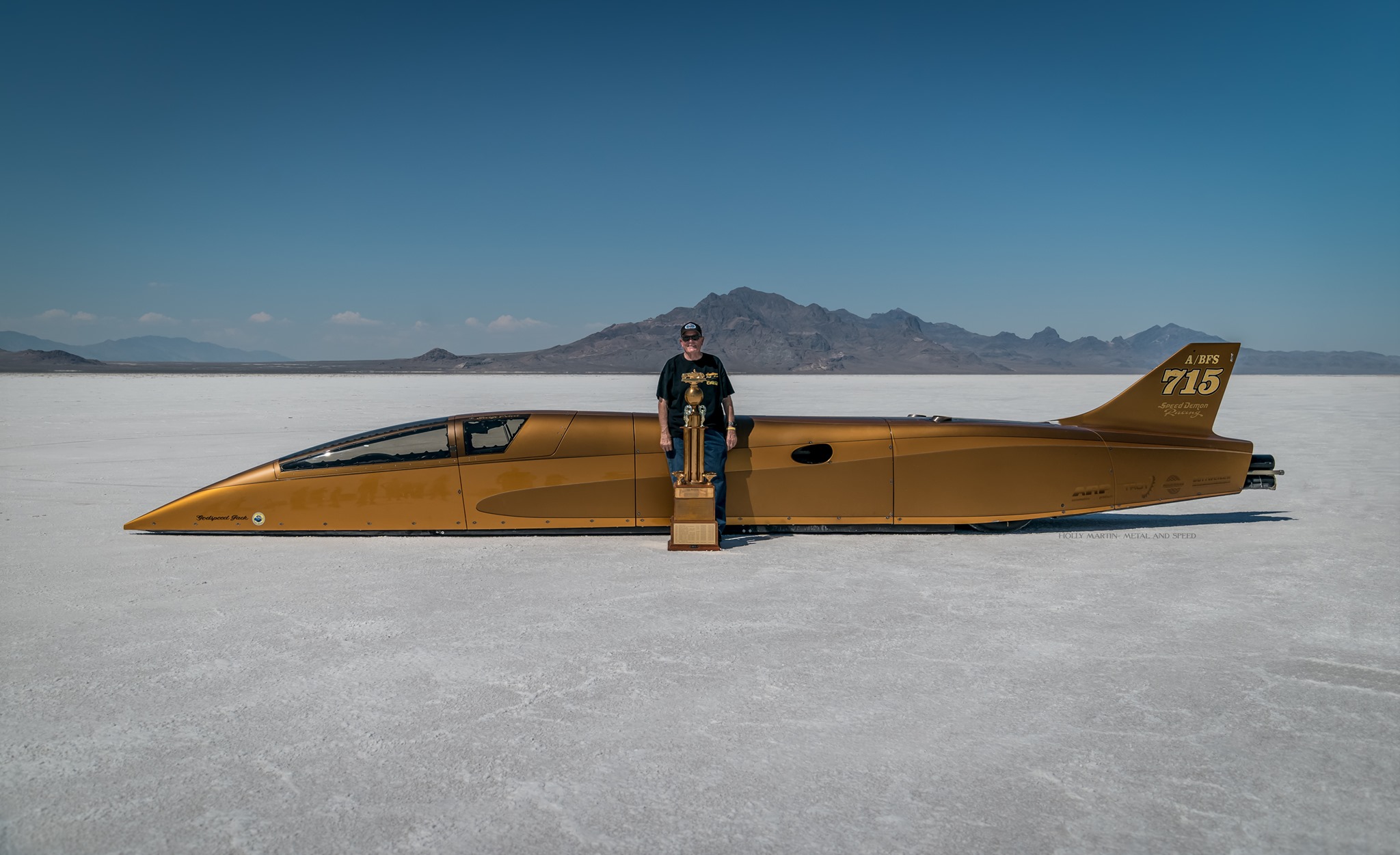 Bonneville Speed Week 2021: George Poteet’s Speed Demon Wins 10th Hot Rod Trophy For Top Speed Of The Meet At Bonneville!