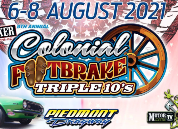 Someone’s Fixin’ To Get TEN GRAND Richer Today! Footbrake Only At The Colonial Footbrake Triple 10’s
