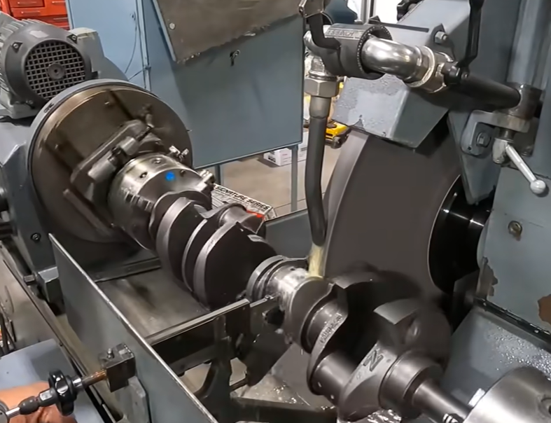 Ever Wonder How They Grind Crankshafts? Watch This Video And See Just How It All Happens Using This Pontiac Crank As The Example