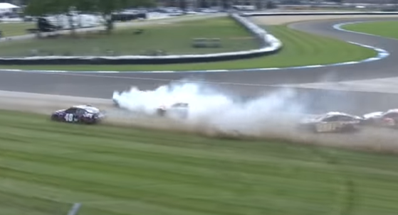 NASCAR At Indy Highlights: How To Crash A Bunch Of Cars On A Road Course! The Action And Carnage Were Insane!