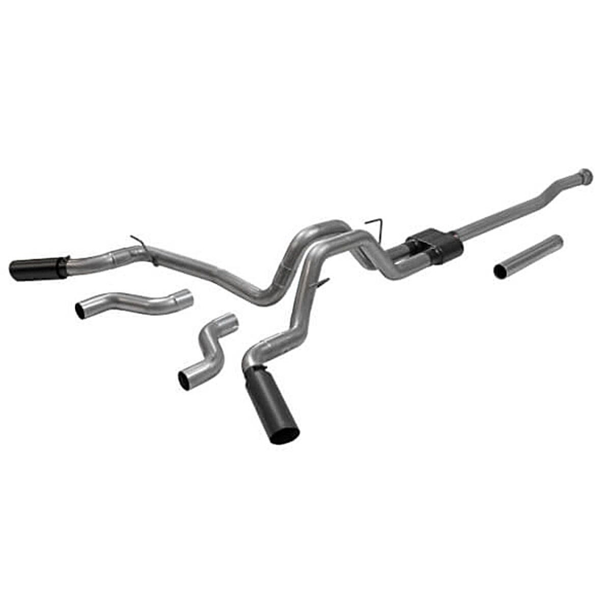 New Products: Flowmaster Outlaw Cat-Back Exhaust System for 2021 Ford F-150 (2.7L, 3.5L, 5.0L), 3.0″ Stainless Steel, Dual Exit