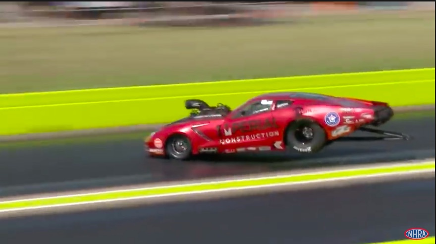 Ride Of A Lifetime: Watch Jeff Jones Take A Low Level Flight In His NHRA Pro Mod Corvette And Hit NOTHING!