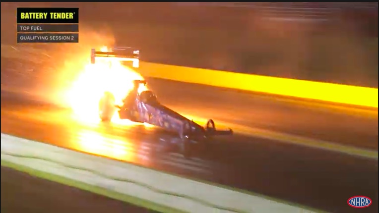 Nitro Sunrise: Watch Joe Morrison Make A Wild, Flaming Top Fuel Run In Dallas