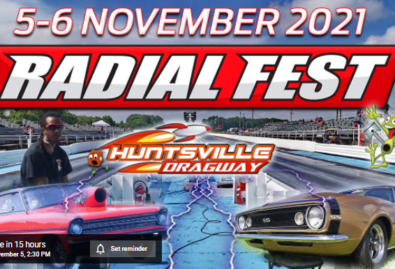 Free Livestream: Radial Fest At Huntsville Dragway LIVE Right Here!