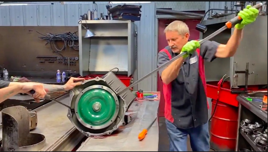 Man VS (Busted) Machine: This Is The Most Difficult Torque Converter Removal In The History of Mankind