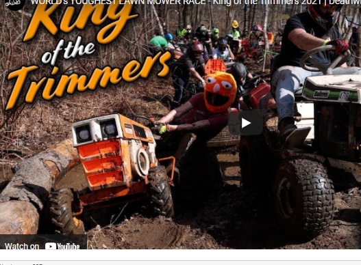 Weird, Cool, Or Both? WORLD’s TOUGHEST LAWN MOWER RACE – King of the Trimmers 2021