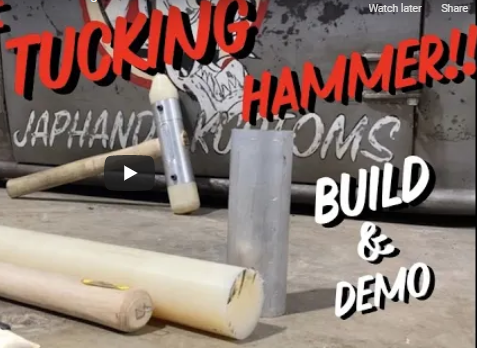 Metal Shaping Tech: How To Make A Tucking Hammer For Shrinking Sheet Metal!!