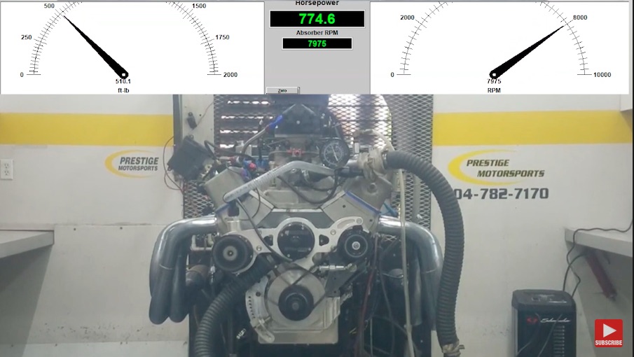 Quick Rip: This Short Dyno Pull Shows A Really Hairy Small Block Chevy With NASCAR Pontiac Heads And A Secret