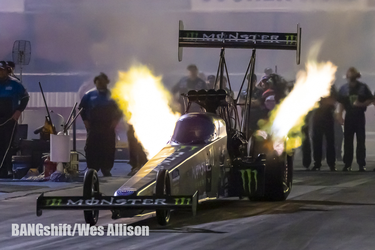 NHRA Winternationals Photos: Top Fuel Baby! Nothing But Top Fuel Cars With Header Flames From Pomona