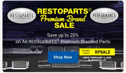 Get After It: The OPGI Restoparts Premium Brand Sale Ends At Midnight – Do Not Miss Your Chance To SAVE!