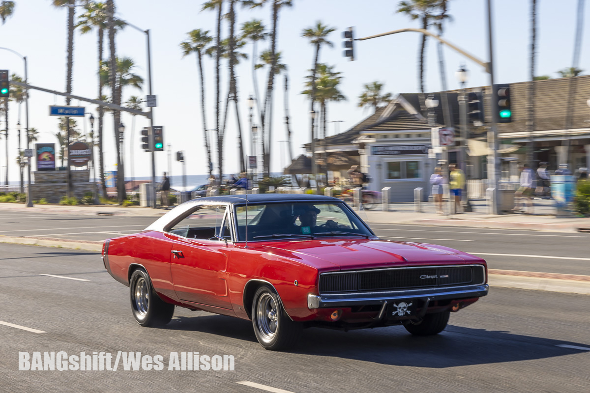 Quarantine Cruise Photos: Muscle Cars, Customs, Hot Rods, And Trucks Cruising PCH In Huntington Beach!