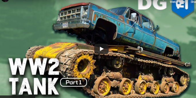 They Bought a Squarebody swapped WW2 Tank! What Would You Do With The Shermanator?