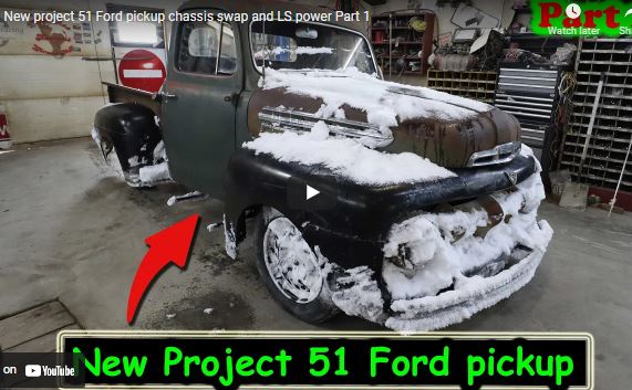 Half Ass Kustoms 1951 Ford Pickup Project: Chassis Swap, LS Swap, And More! It All Starts Right Here.