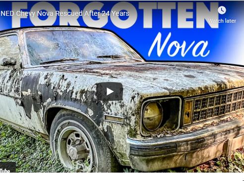 Abandoned Chevy Nova Rescued After 24 Years! Is It Worth Saving?