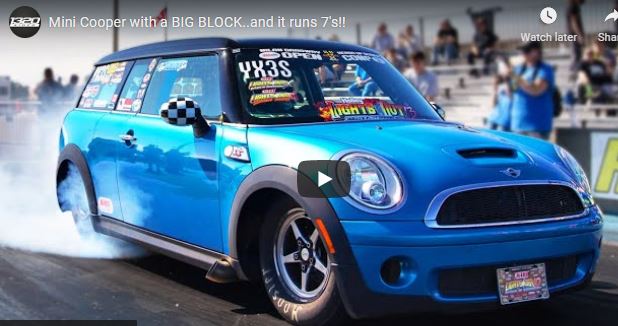 Check Out This 7 Second, Big Block Powered, Mini Cooper! What’s Not To Like?