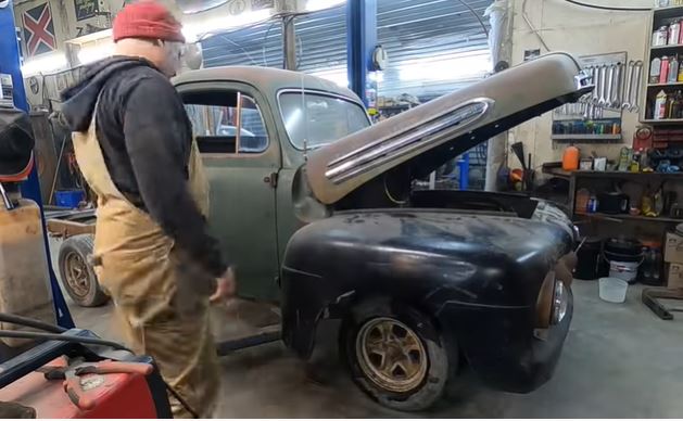 Half Ass Kustoms 1951 Ford Pickup Project: Cleaning Up The Chassis And Installing Brakes On The 1951 Ford F1