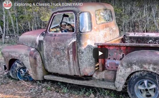 The Hot Rod Hoarder Explores A Classic Truck BONEYARD And Takes Us Along