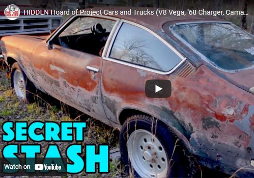 HIDDEN Hoard Of Project Cars And Trucks (V8 Vega, ’68 Charger, Camaro Drag Car)