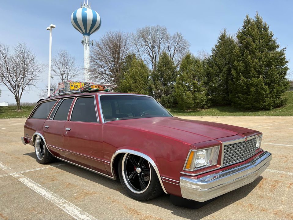 For Sale: Bagged 1981 Malibu Wagon! This Thing Would Be A Power Tour Cruiser For Sure!