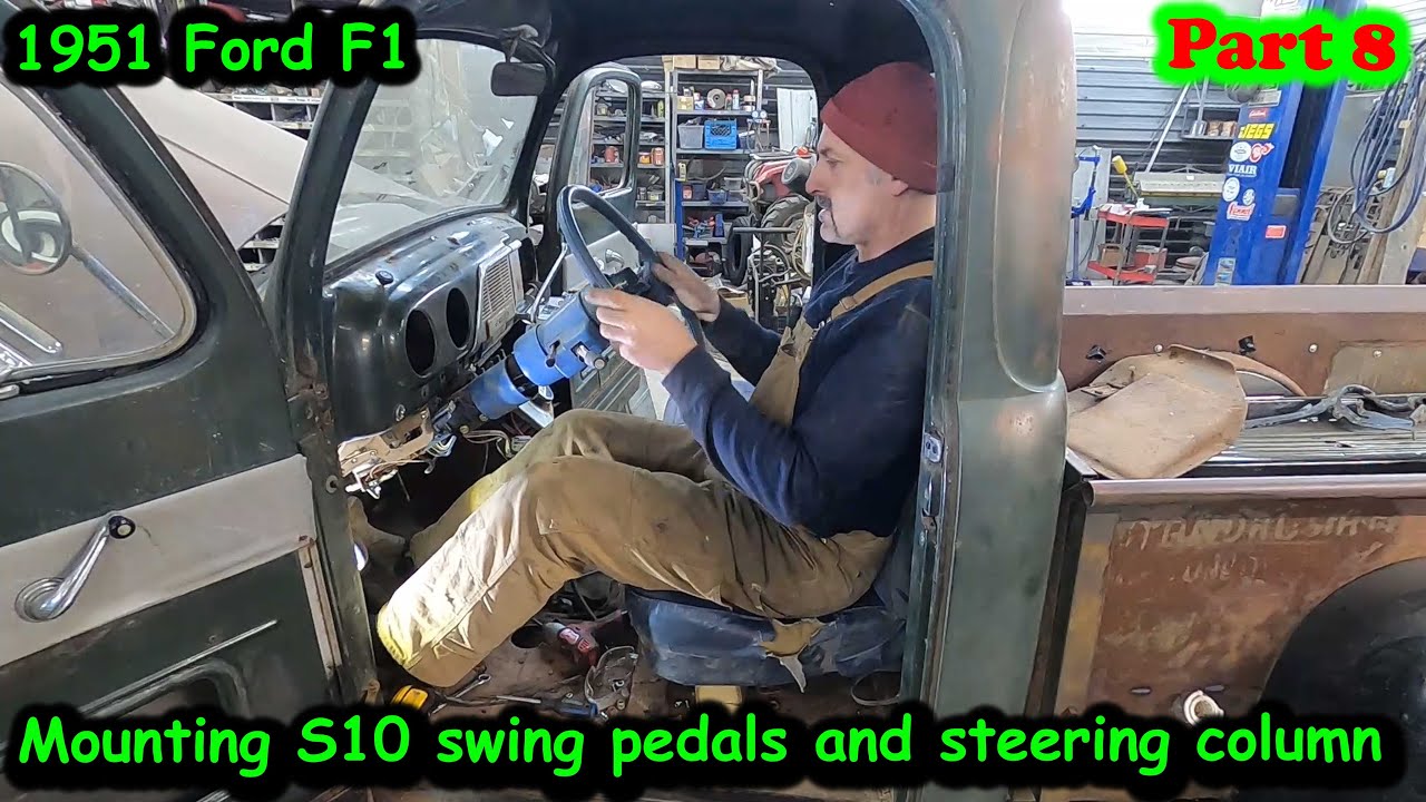 Half Ass Kustoms 1951 Ford Pickup Project: Steering Column, Pedals, And More!