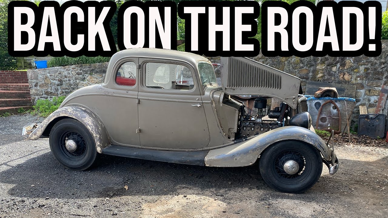 Iron Trap’s 1934 Ford Coupe “Beautiful” Has A New Engine And Is Ready To Drive!!