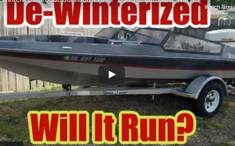 Video: When You De-Winterize An Old Boat, Don’t You Just Wonder If It Will Actually Start Sometimes?