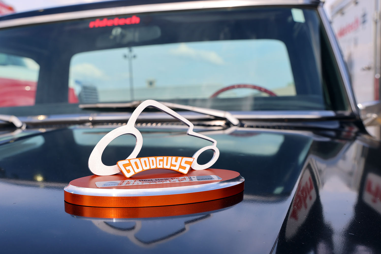 Ridetech Wins Goodguys Best New Suspension Product Of The Year Award In Columbus With Ford F100 System!