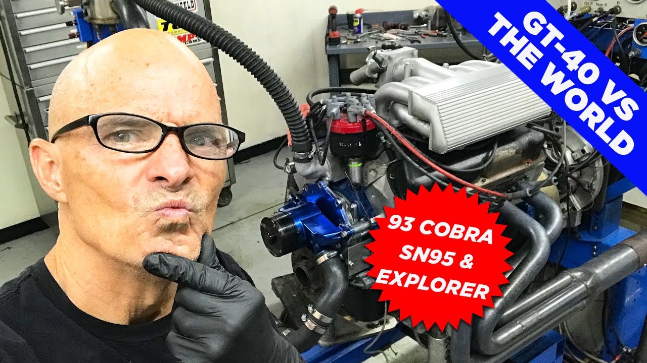 FORD 5.0L INTAKE SHOOT OUT-GT-40 vs 93 COBRA R vs SN95 COBRA vs EXPLORER-WHICH ONE MAKES MORE POWER?