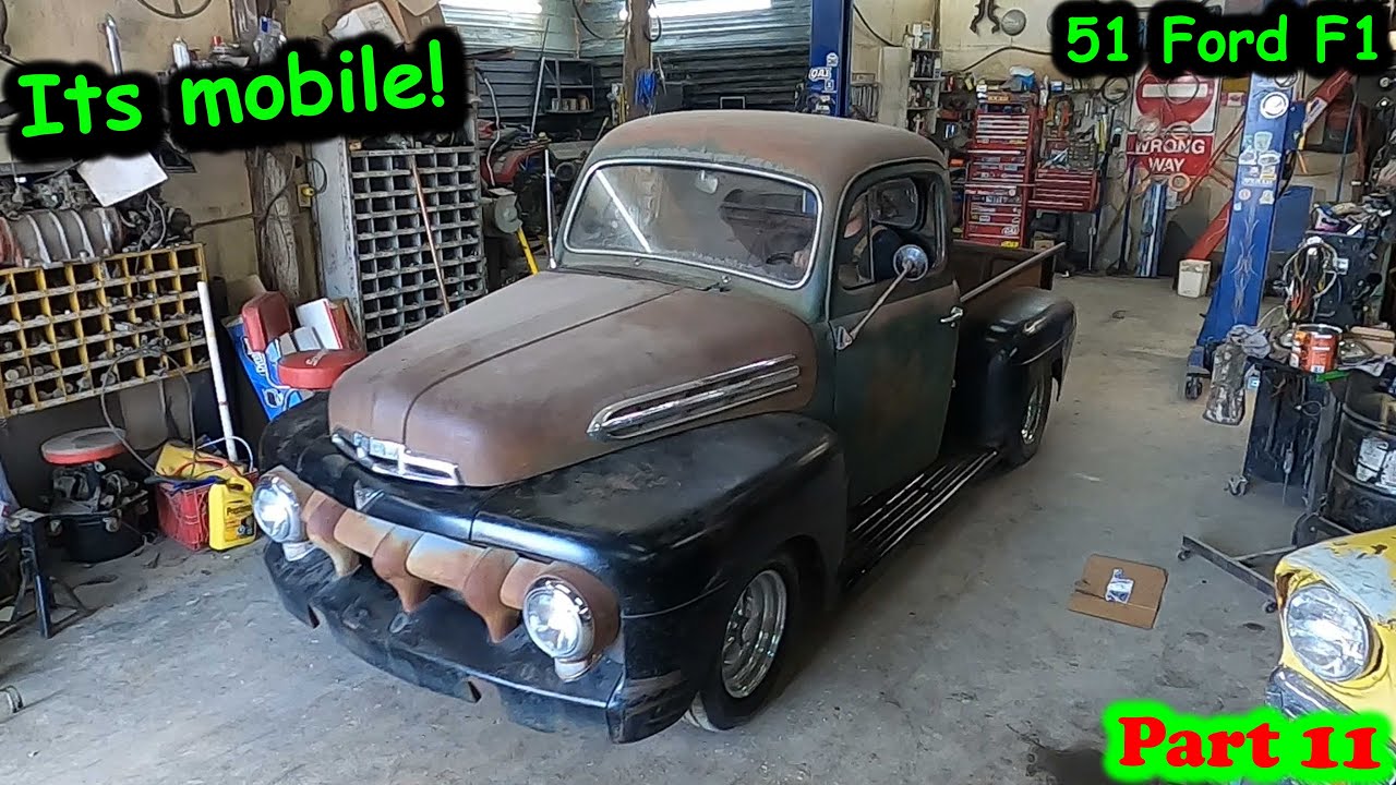 Half Ass Kustoms 1951 Ford Pickup Project: Shortening The Driveshaft, Sorta First Drive, And More For The F1 Project