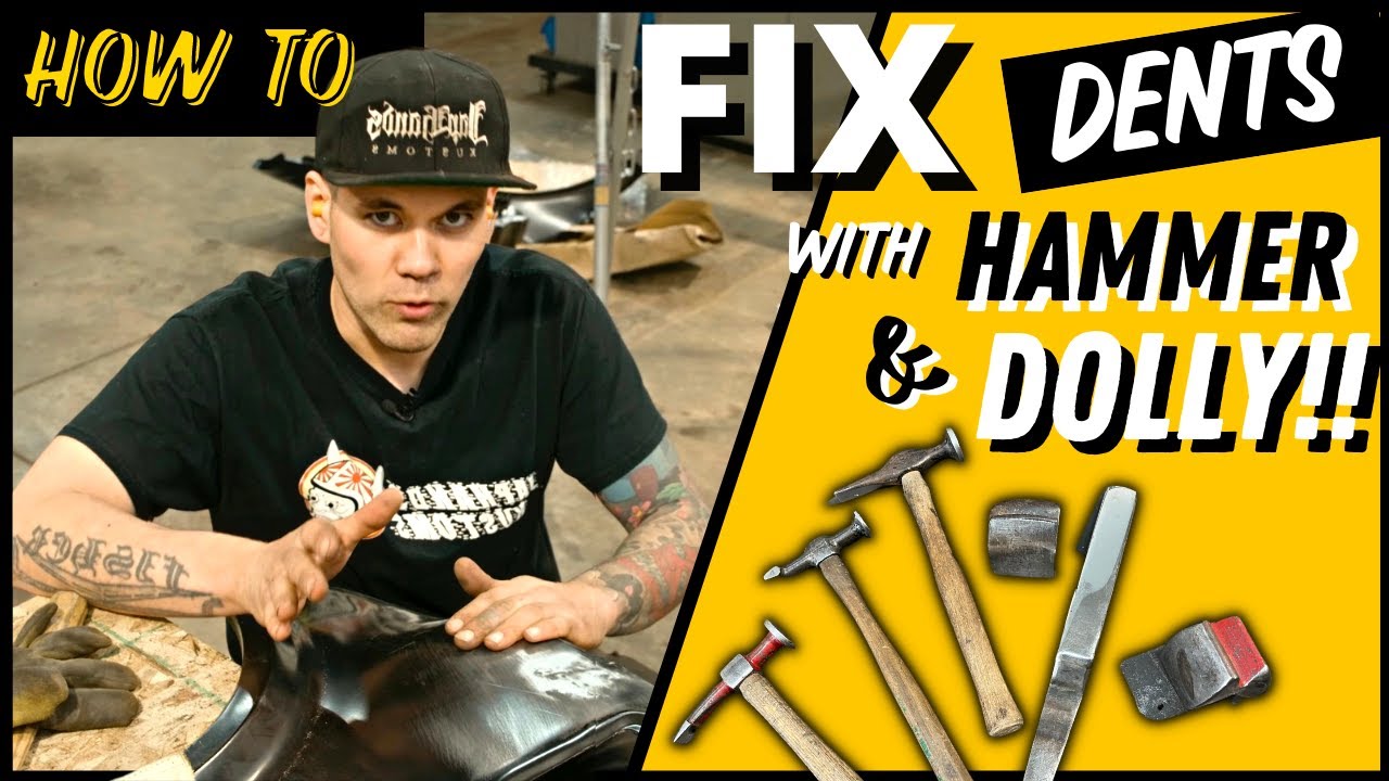 Metal Shaping 101: How To Use a Hammer & Dolly For DENT REPAIR!!