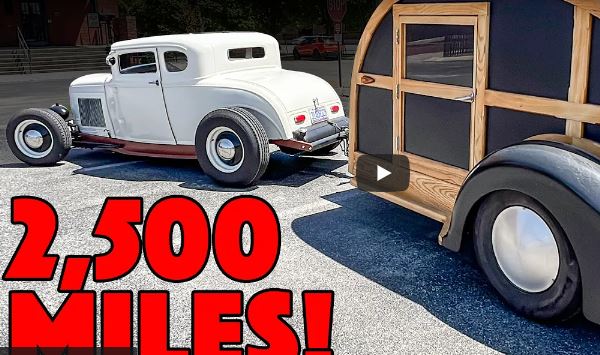 2,500 Miles in a True HOT ROD With No GPS, No Cell Phone, And No Hotel!