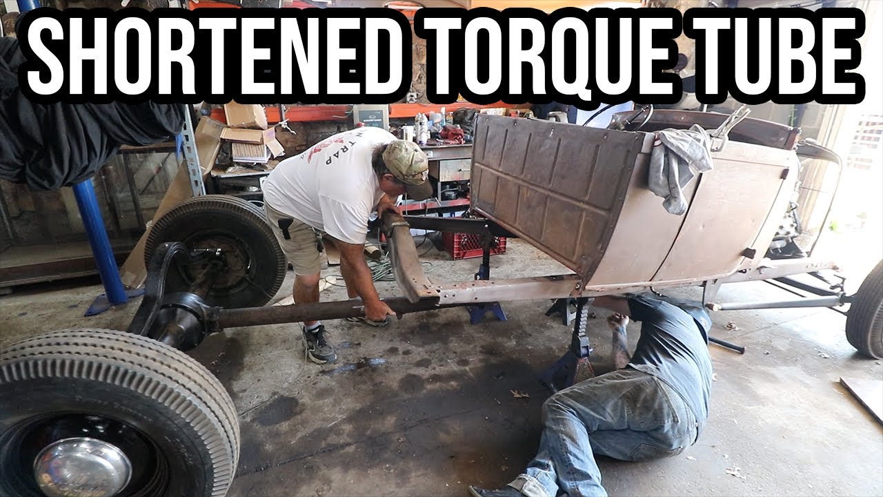 Iron Trap Model A Shop Truck: How To Shorten A Ford Flathead Torque Tube