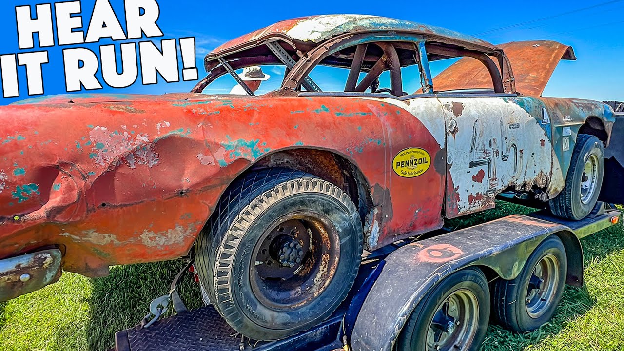 CRUDE is an Understatement – This 1955 Chevy Dirt Track Car Was Last Raced In 1971