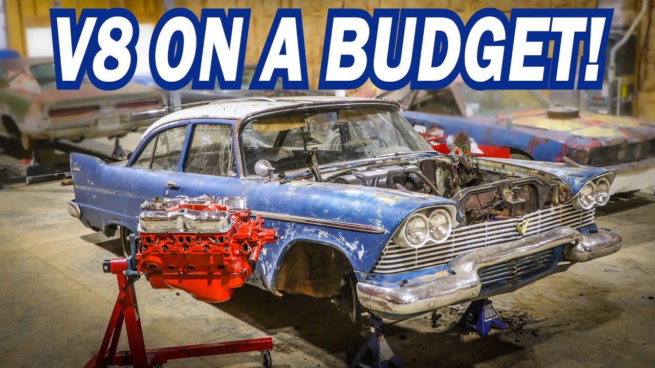 Barn Find 1958 Plymouth: Gets New Engine & Brakes – Will They Work?