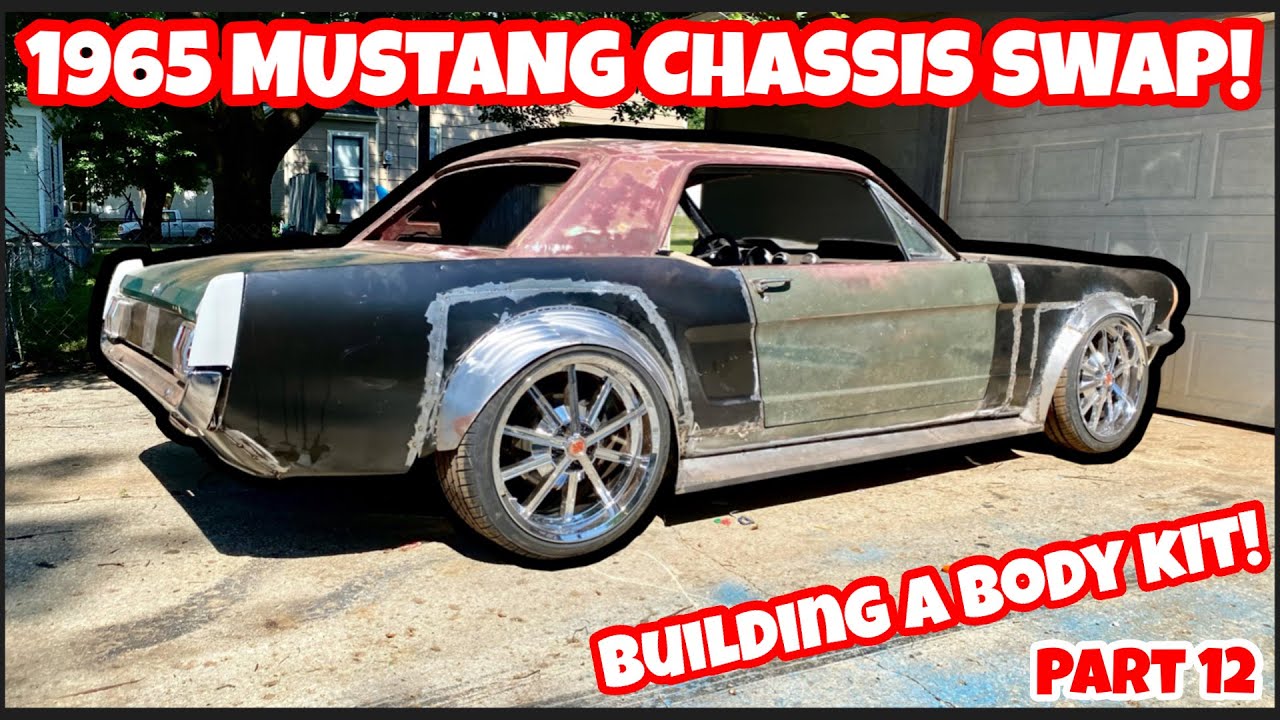 Casey’s Customs 1965 Mustang Chassis Swap Part 12! Building A Body Kit For The Late Model Chassis Swap Mustang