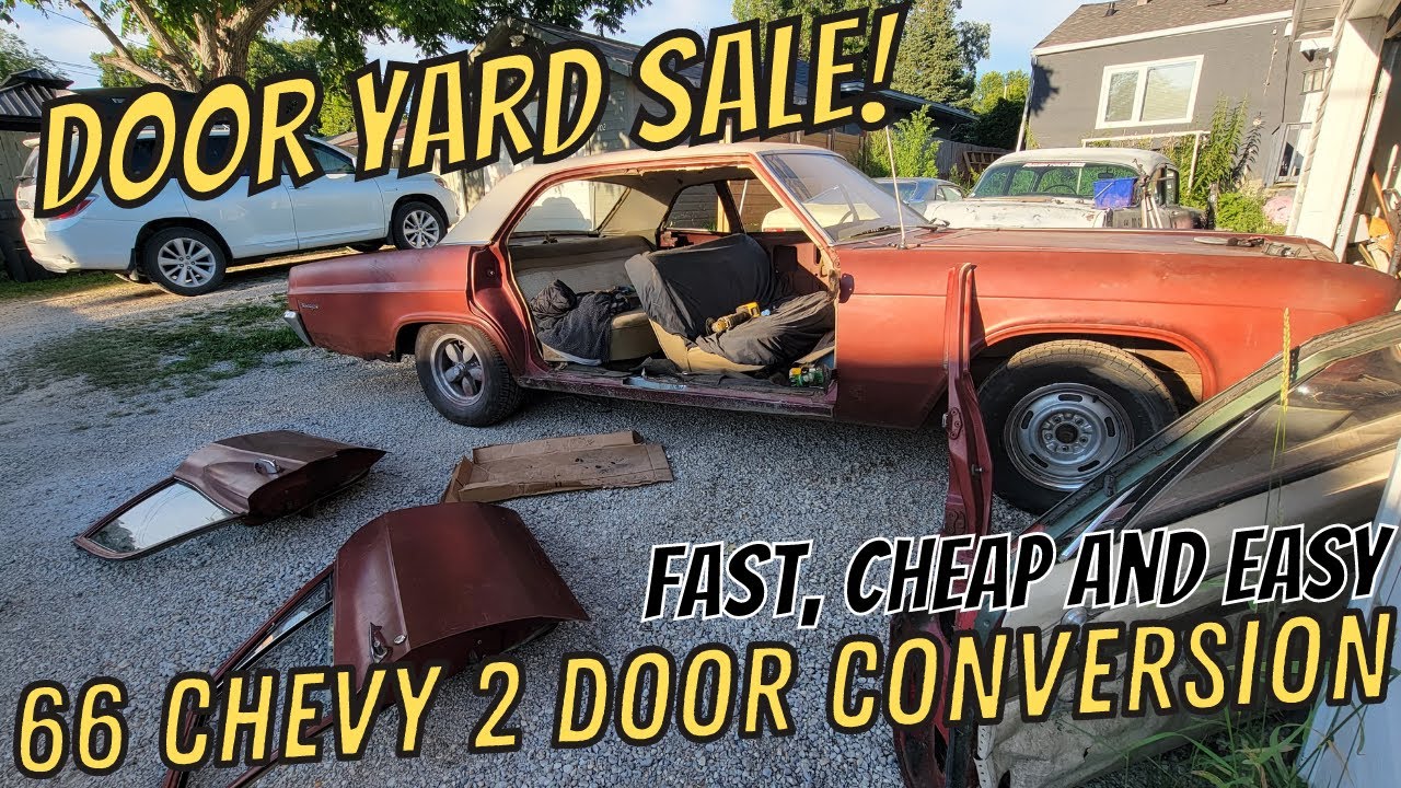 Crew Cab Biscayne Project: 4 Door To 2 Door CONVERSION In A WEEKEND! Fast, Cheap and Easy!