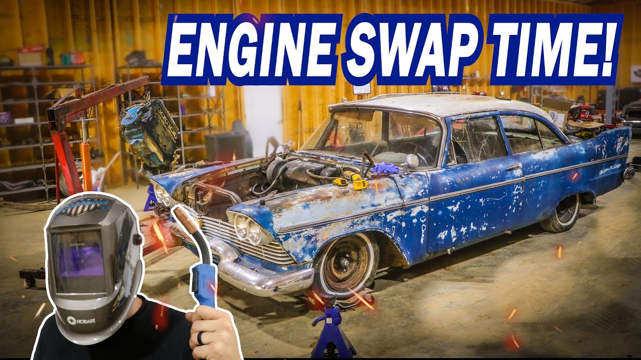 Barn Find 1958 Plymouth Project: It’s Time For The Engine Swap