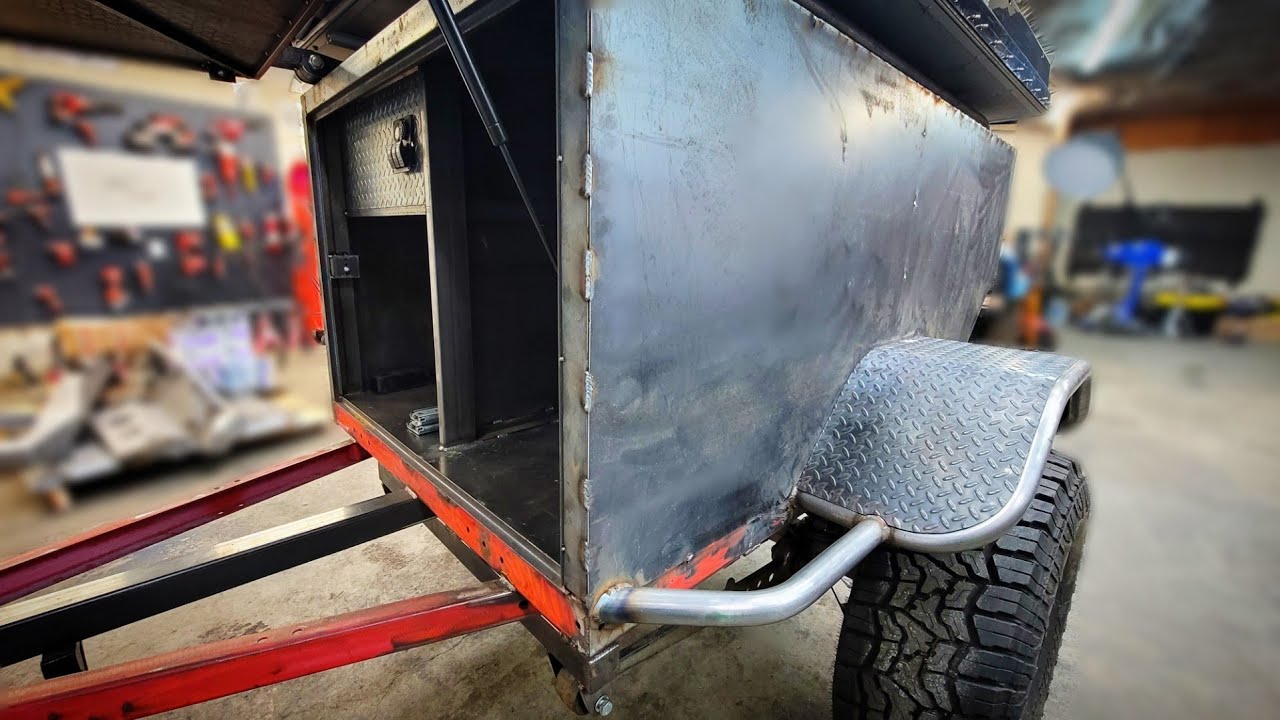 Budget Harbor Freight Off-Road Trailer Build Part 4 & 5: Adding Lots More Strength And Killer Fenders