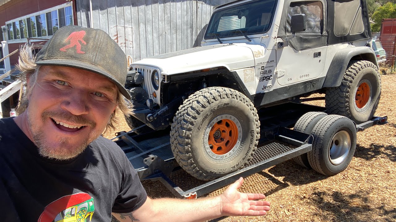 4XFred Williams Shares His Cool Single Axle, Dual Wheel, Jeep Trailer